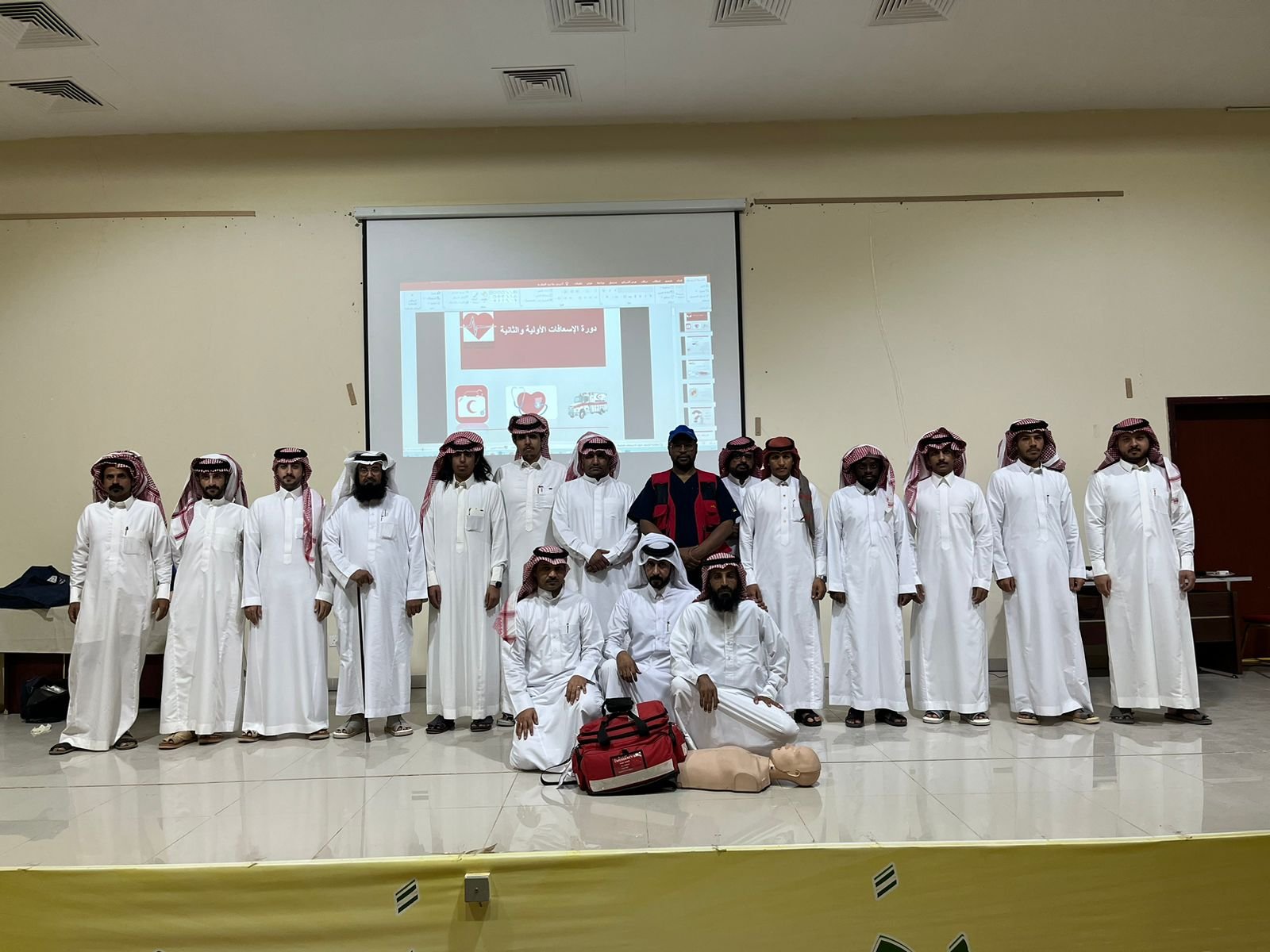 ورشة اسعافات أولية لفريق البحث والانقاذ